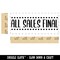 All Sales Final Self-Inking Rubber Stamp Ink Stamper for Business Office